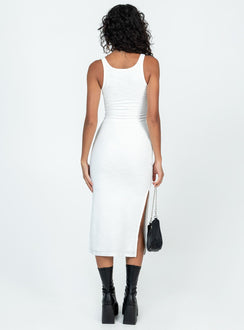 product Princess Polly Asymmetric Neckline  Lazar Midi Dress White