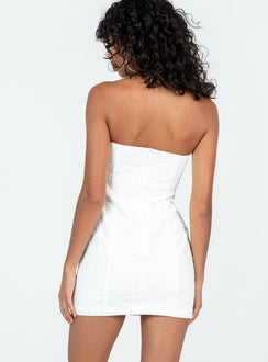 product Princess Polly Square Neck  Anja Mini Dress White