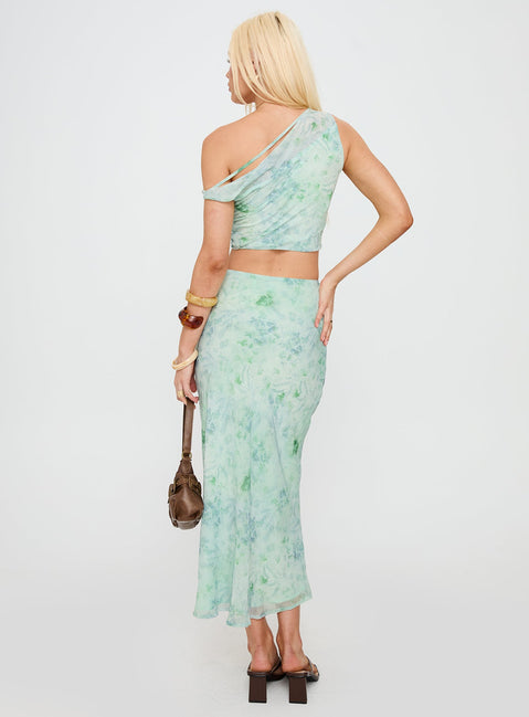 Devereaux One Shoulder Set Green