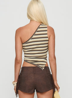 Karleen One Shoulder Asymmetrical Top Multi