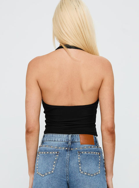 Raw Talent Cowl Neck Bodysuit Black