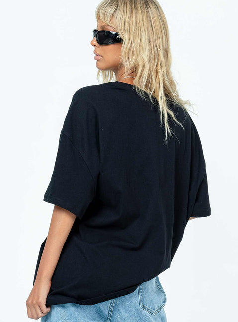 product Princess Polly Full Sleeves High Neck  Future Oversize Tee Black