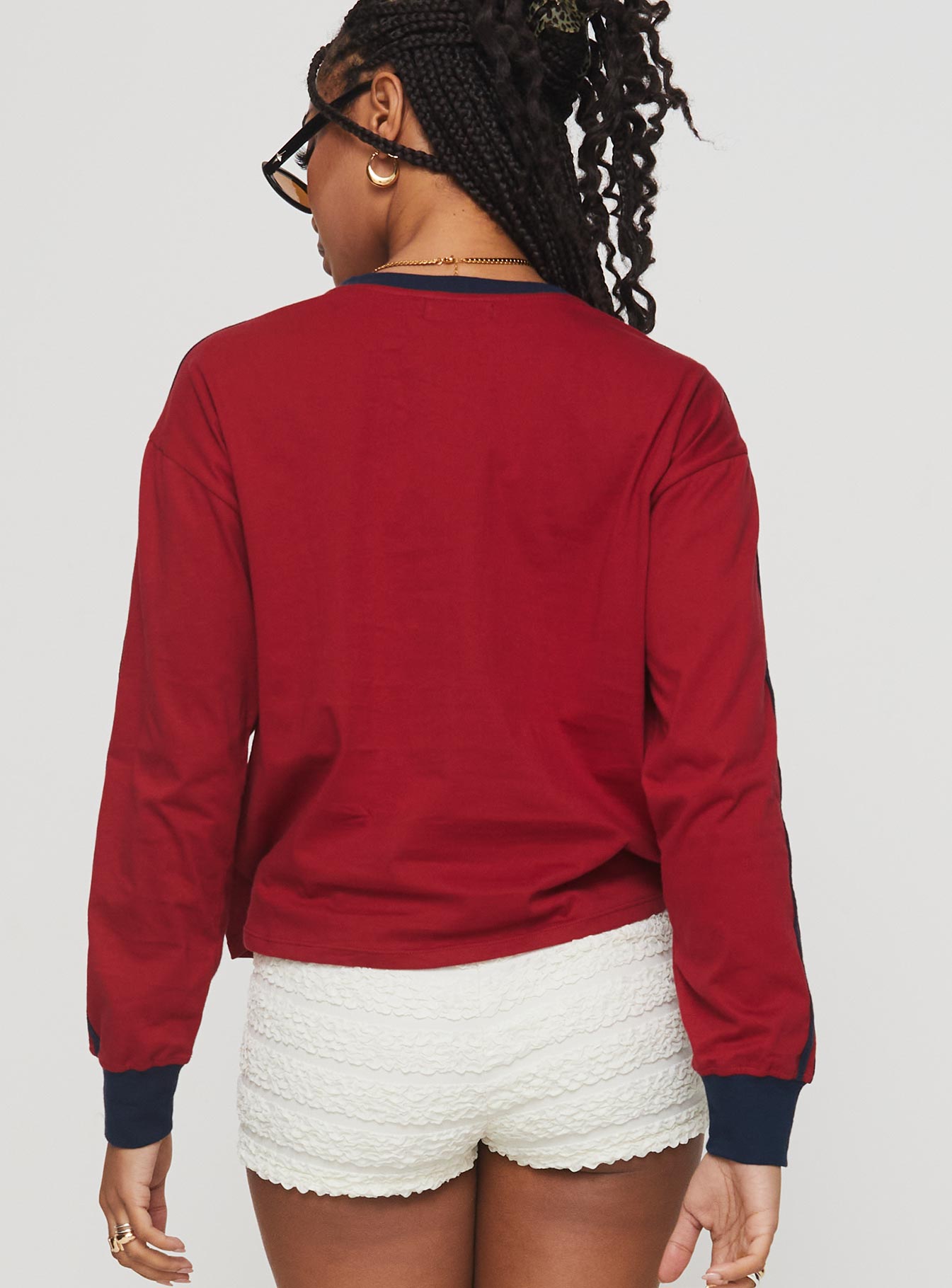 Prata Top Adrenaline Red / Navy