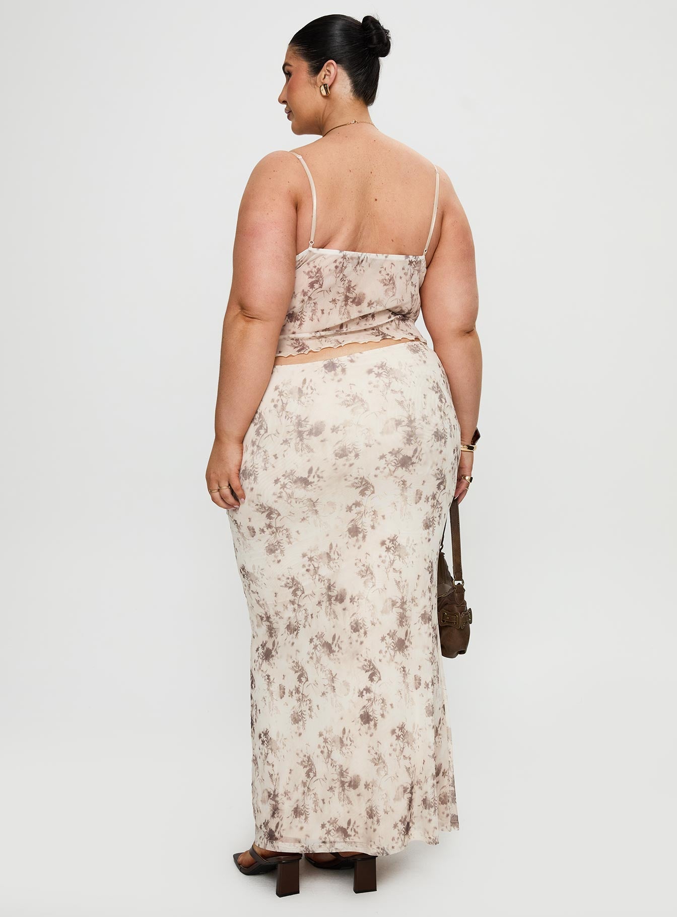 Shepherd Maxi Skirt Floral Multi Curve