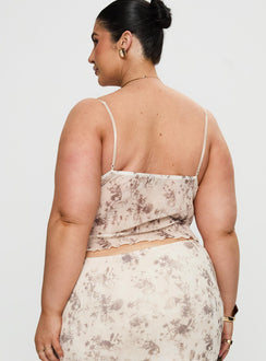 Shepherd Top Floral Multi Curve