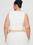 White Lace corset top