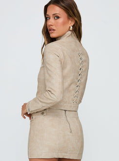 Can You Stay Jacket Beige