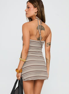 Affirmations Mini Dress Stripe