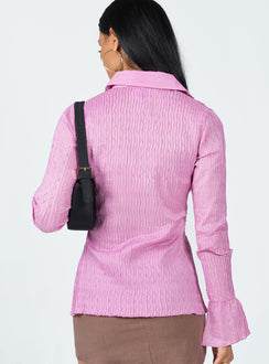 product Princess Polly Full Sleeves Full Sleeves Scoop Neck Scoop Neck  Chrisley Shirt Purple