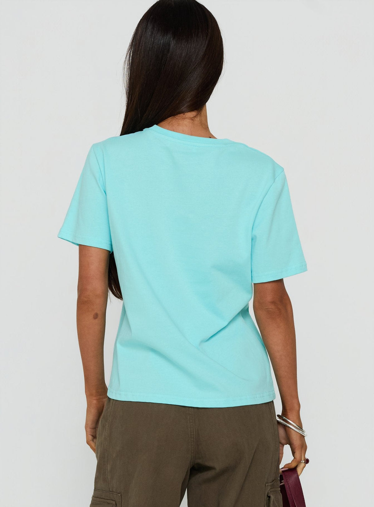 All I Ever Wanted Graphic Relaxed Tee Aqua