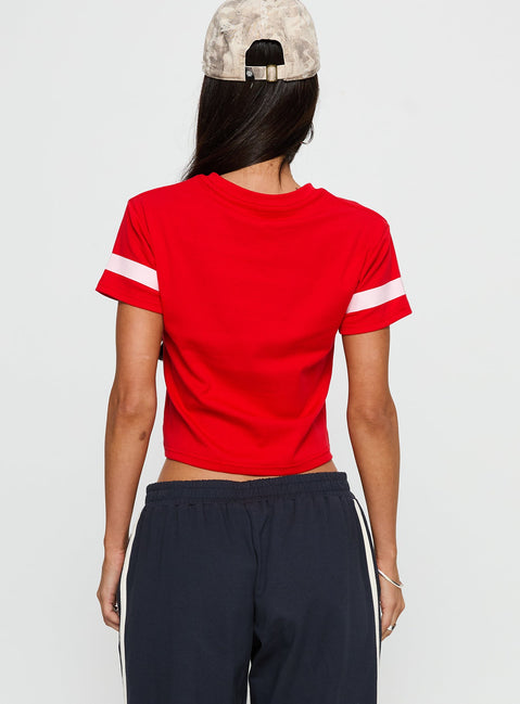 All Pro Graphic Top Red