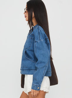 Unexpected Denim Jacket Blue