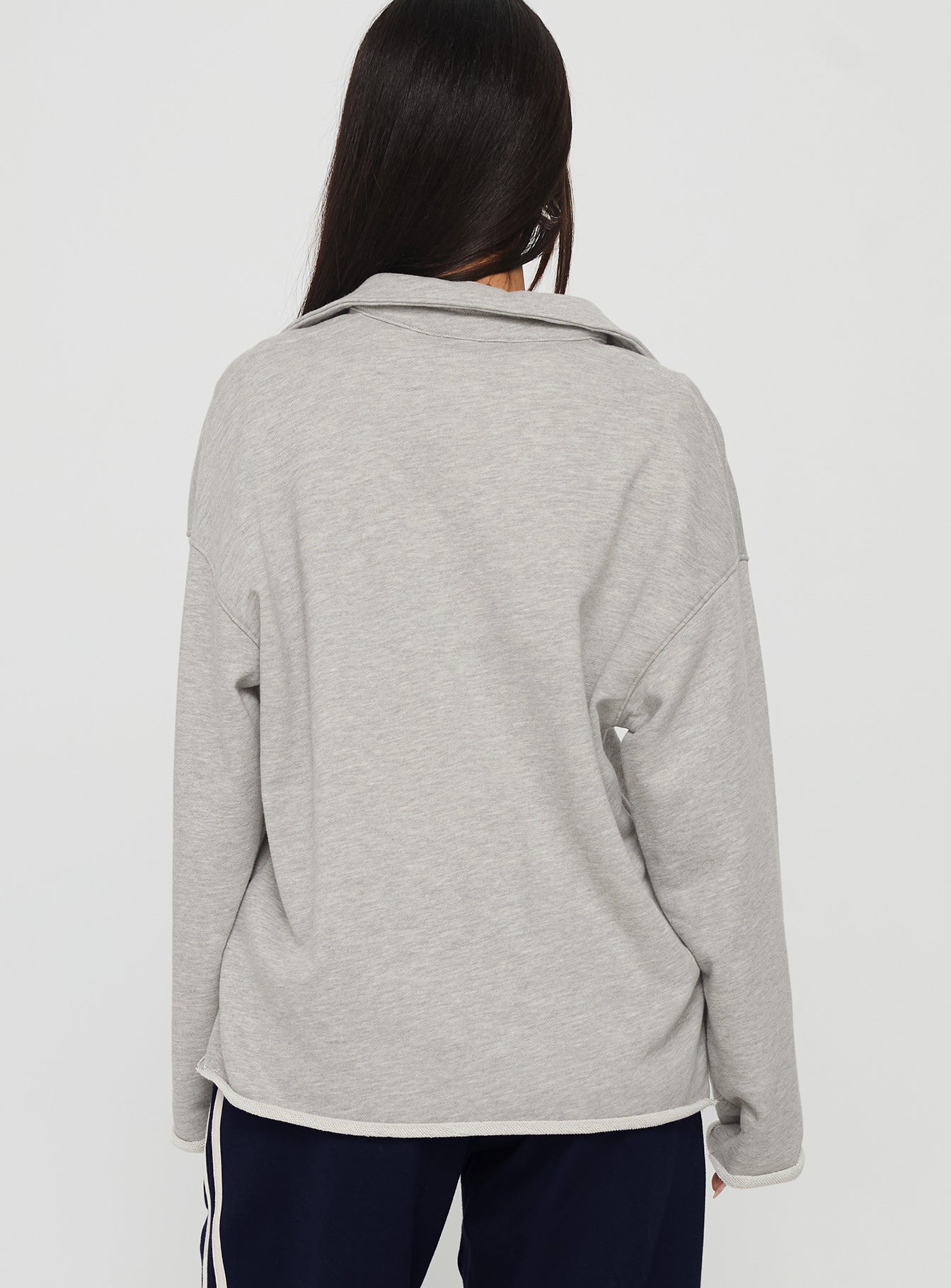 Another Level Collared Jumper Grey