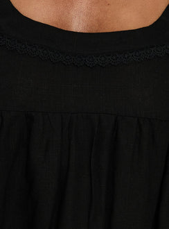 Benjie Long Sleeve Top Black