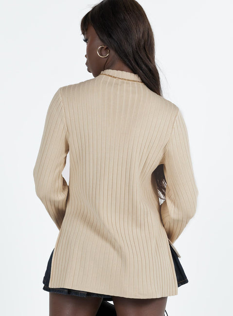 Allen Ribbed Sweater Cream