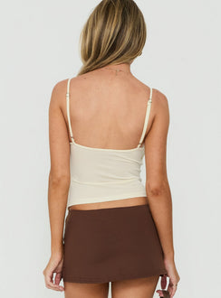 Edalie Layered Bralette Top Butter Yellow