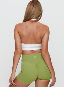 Return Serve Halter Active Top White