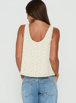 Antiquity Babydoll Top Ditsy Floral