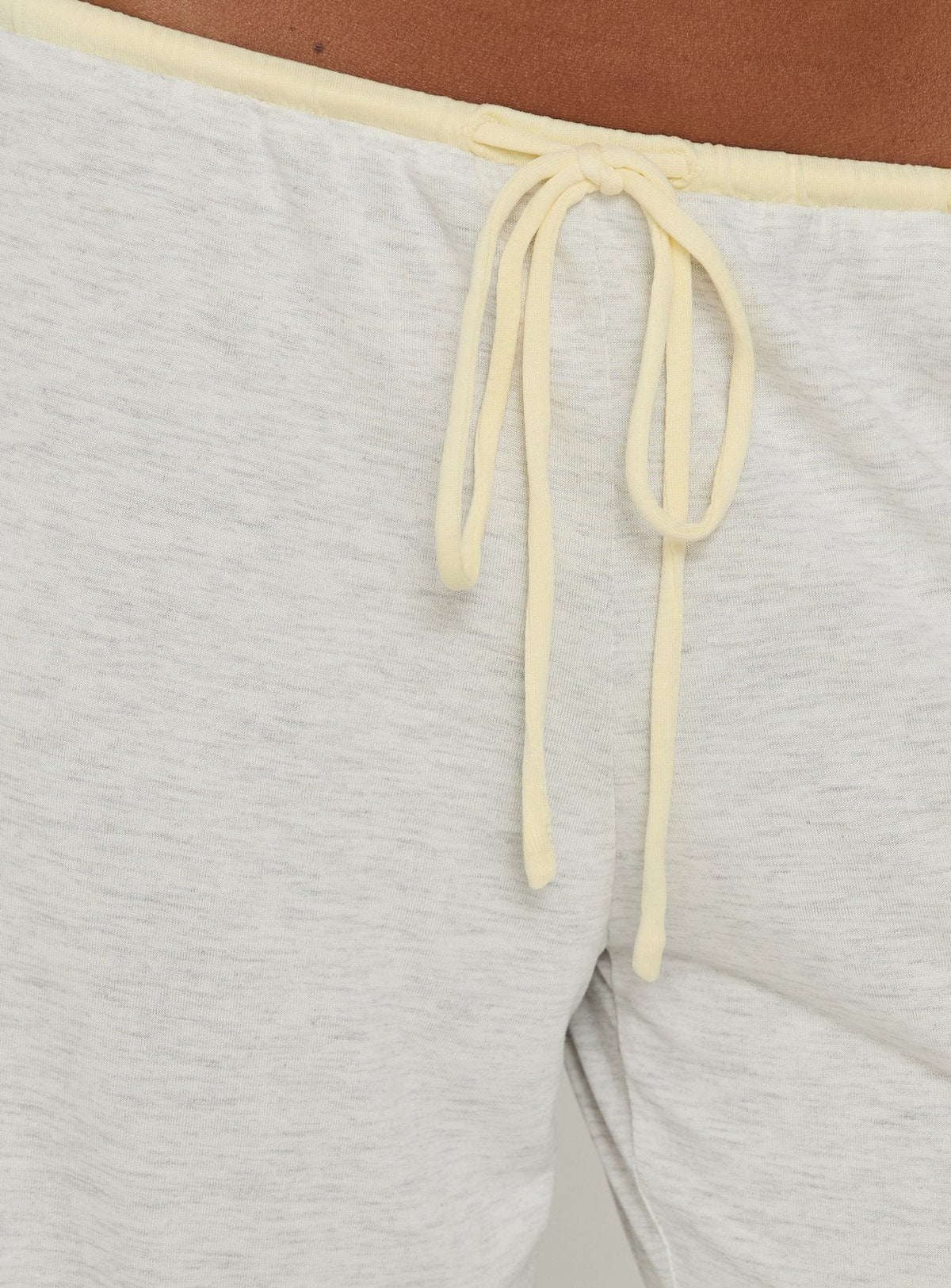 Jessika Ultra Low Pants Yellow / Grey Marle