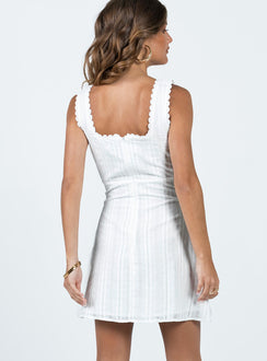 Dasha Mini Dress White Lower Impact