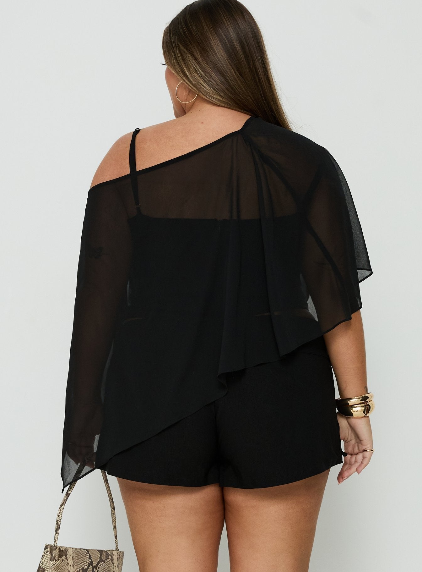 Senzo Wrap Shorts Black Curve