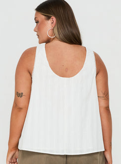 Antiquity Babydoll Top White Curve