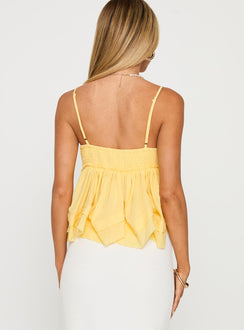 Zephyra Top Pale Lemon