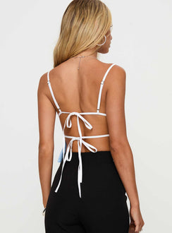 Daxon Top Blue / White