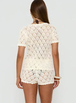 Sun Still Shines Crochet Set White