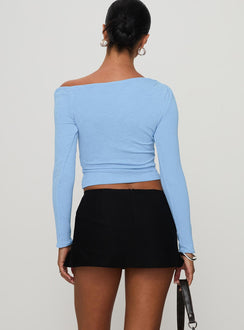 back view of model wearing Princess Polly Can't Sleep Skort Black Tall High Waisted Shorts High Waisted Shorts High Waisted Shorts 