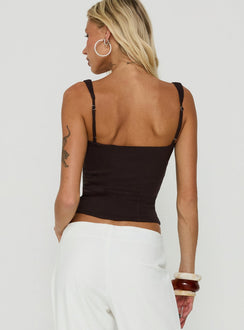 Floreva Corset Top Chocolate