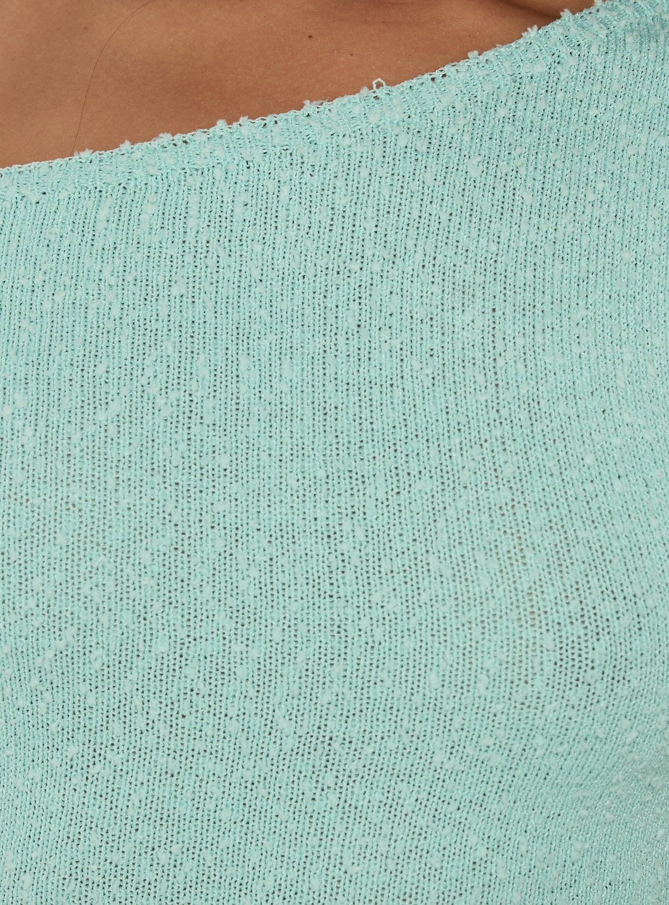 Coreina One Shoulder Mini Dress Aqua