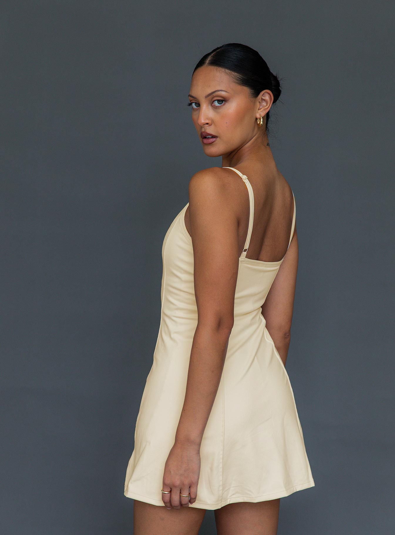 Ambition Activewear Romper Latte