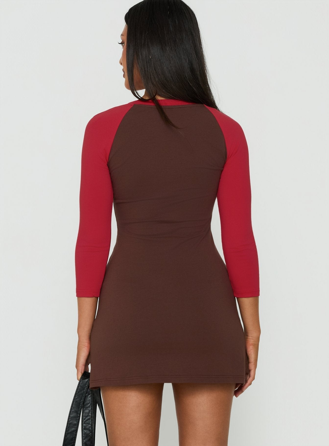 Kipp Raglan Rib V Neck Mini Dress Multi