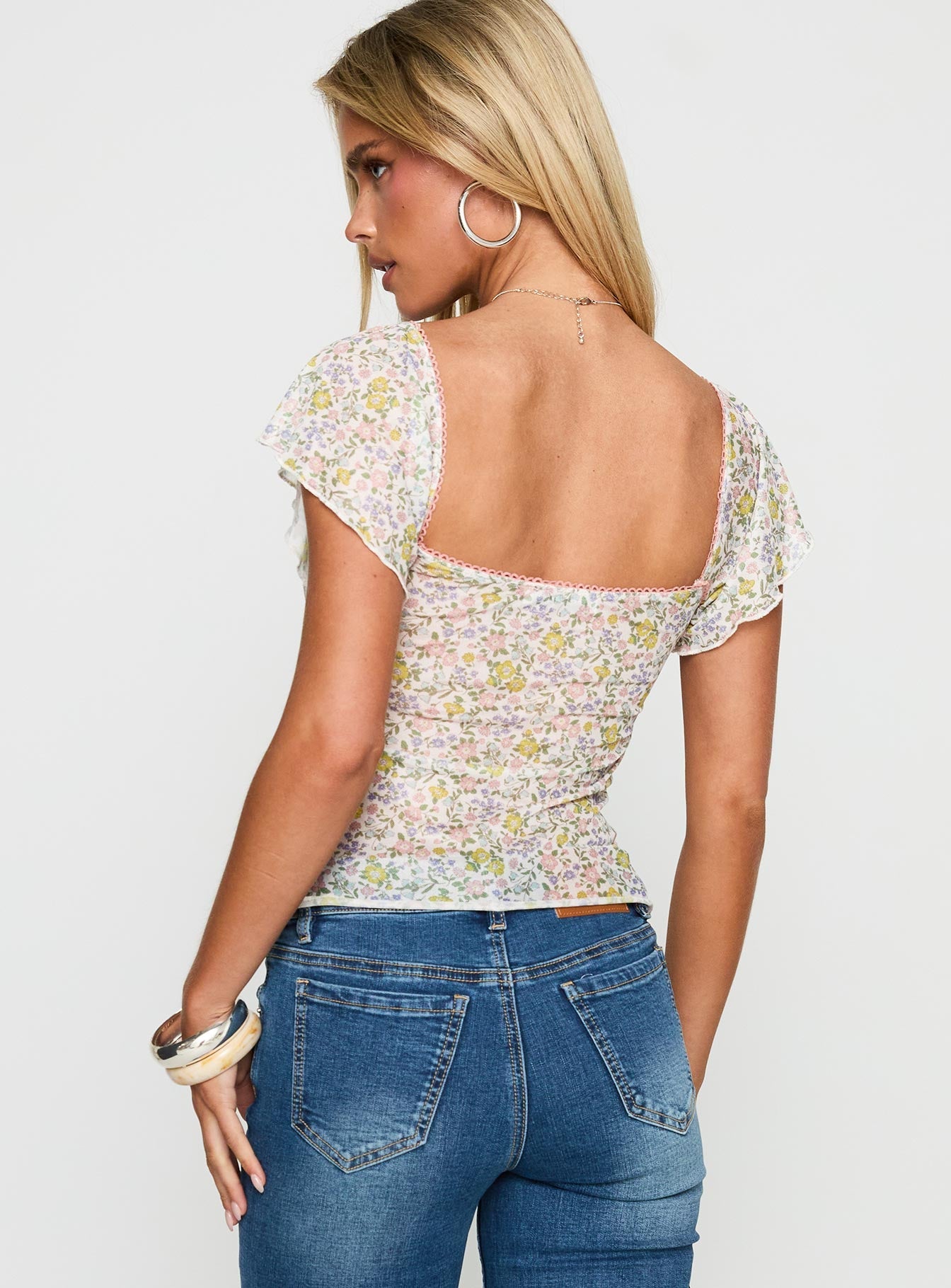 Sybilla Top Multi Floral
