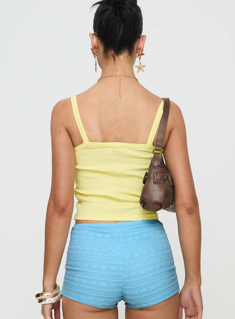 Solar Power Tank Top Yellow