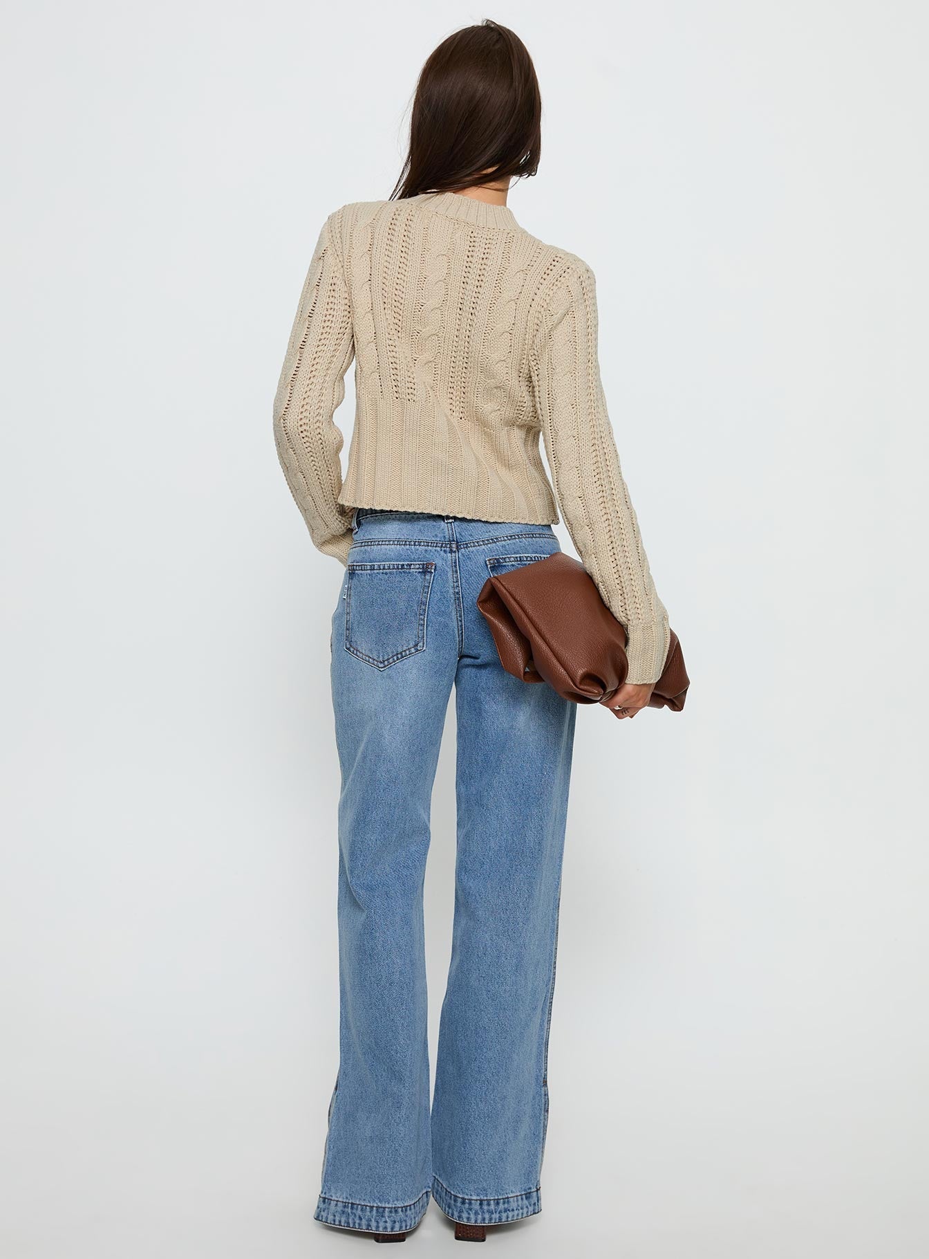 Dog Days Mid Rise Straight Leg Jeans Light Blue Wash