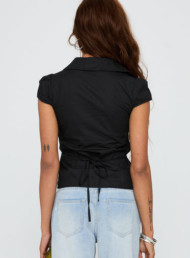 Arianwyn Short Sleeve Shirt Black