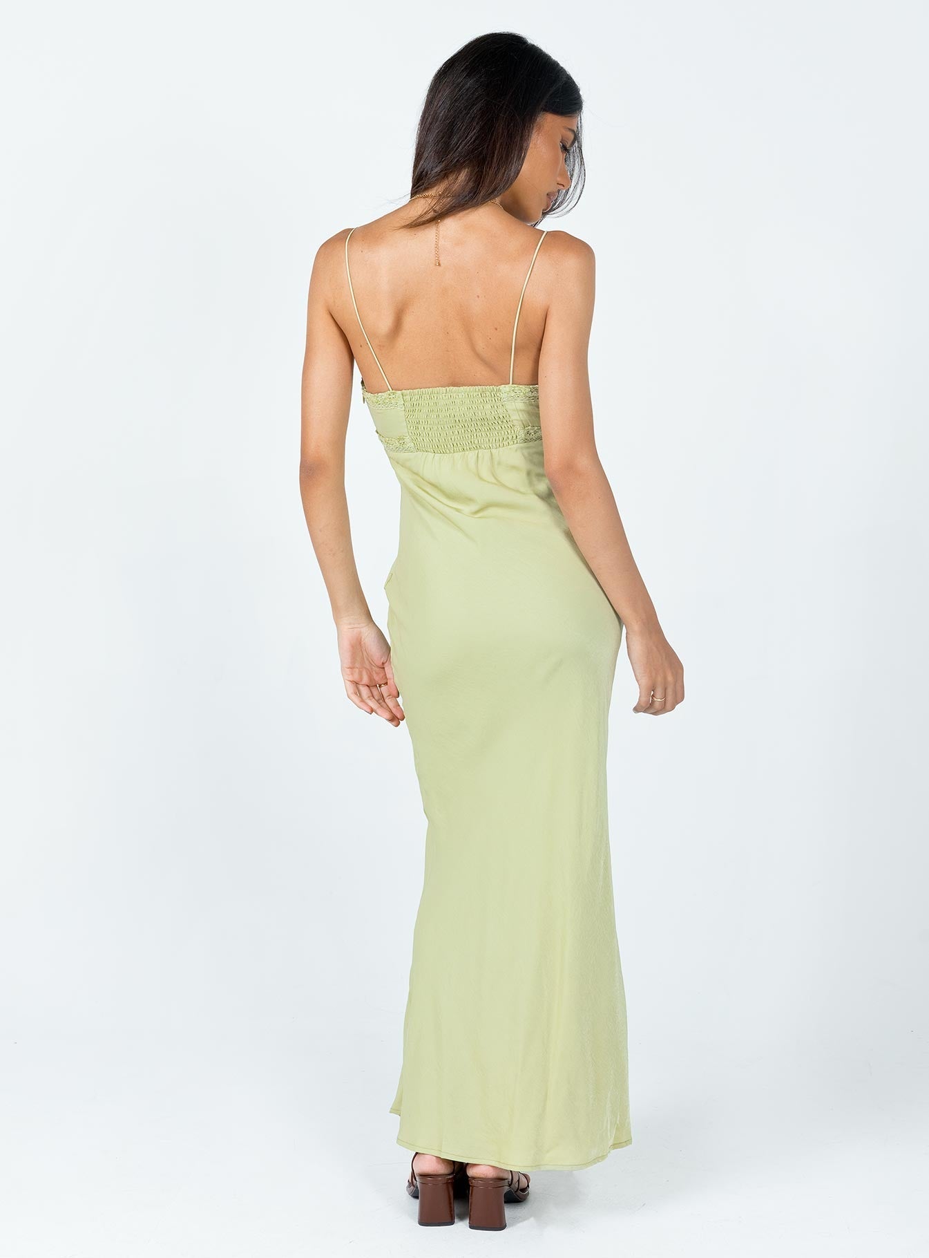 product Princess Polly Square Neck  Emily Maxi Dress Green