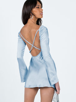 product Princess Polly Square Neck  Wallum Long Sleeve Mini Dress Blue