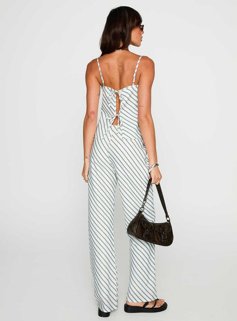 Born To Brag Set Blue Stripe