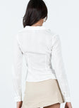 Long sleeve shirt Classic collar Button fastening at front Single button cuff Non-stretch]