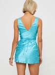 Harker Mini Dress Turquoise