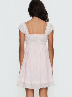 Carlita Mini Dress Light Pink