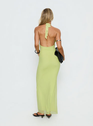 slim fit dress slacks Kenzie Maxi Dress Green main image 1