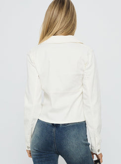 On Our Own Jacket White