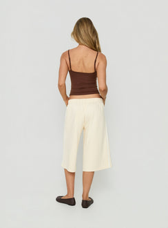 Sayllor Longline Sweat Shorts Cream