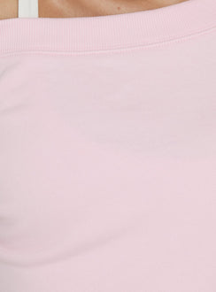 Wellness Off The Shoulder Jumper Pink