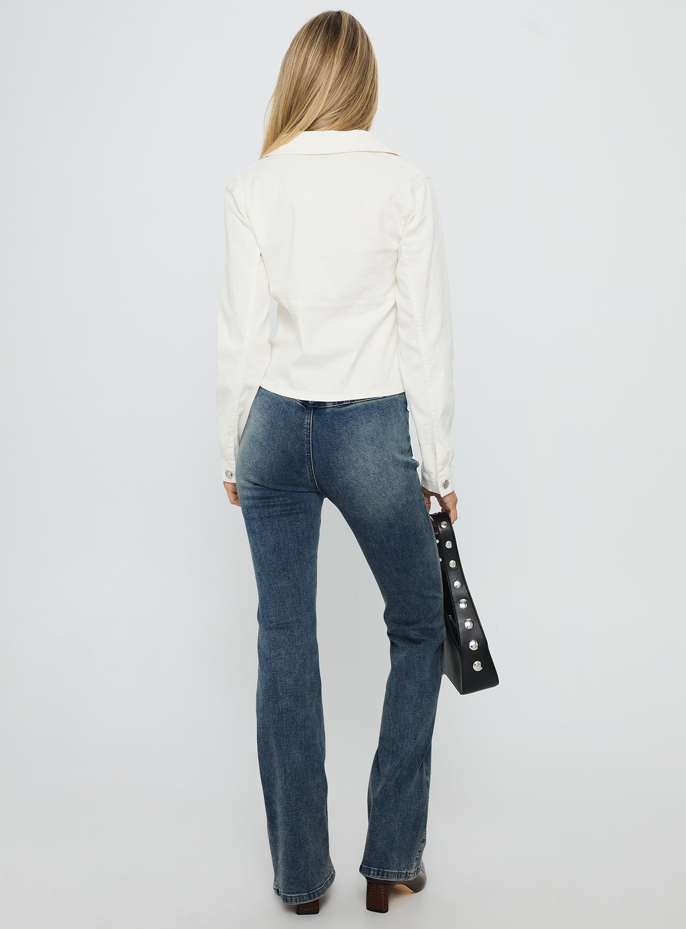 High Tide High Rise Bootleg Jeans Blue