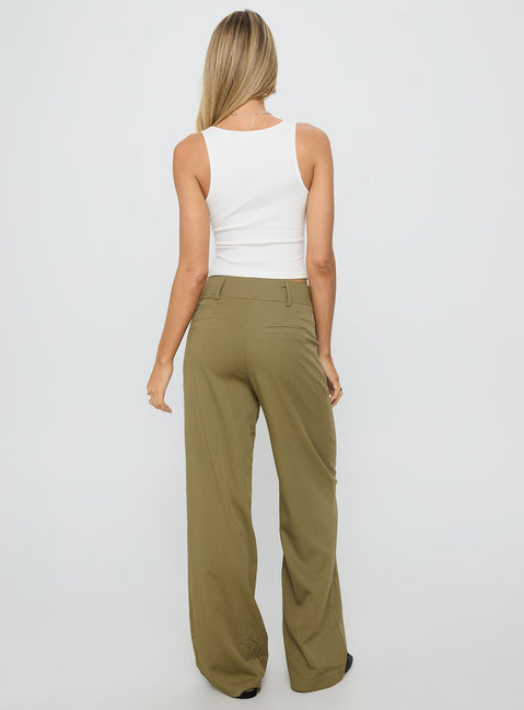Alaina Pants Olive